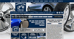 Desktop Screenshot of conradtireandautoservice.com